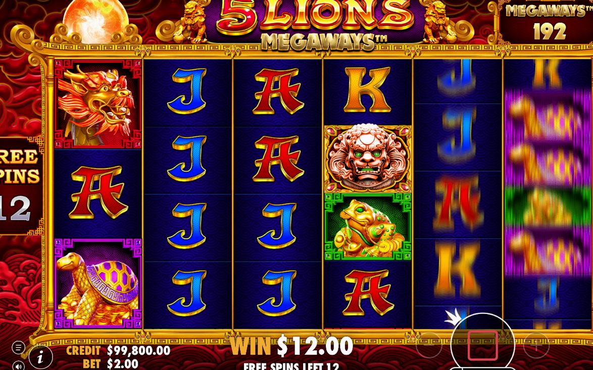 Free Spins med valt antal spins kvar